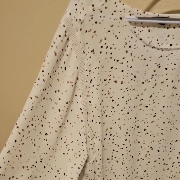 Apt. 9 White and Black Speckled Blouse - Picture 5 of 10